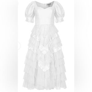 JessaKae Thumbelina Dress White XXL